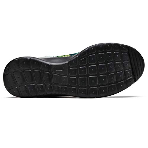 LORIES Cactus Boho Estilo Ramo de Plantas, Espinosas Flores Flechas Plumas, Zapatillas de Deporte para Hombres Zapatillas Informales para Hombre, (multicolor), 44 EU