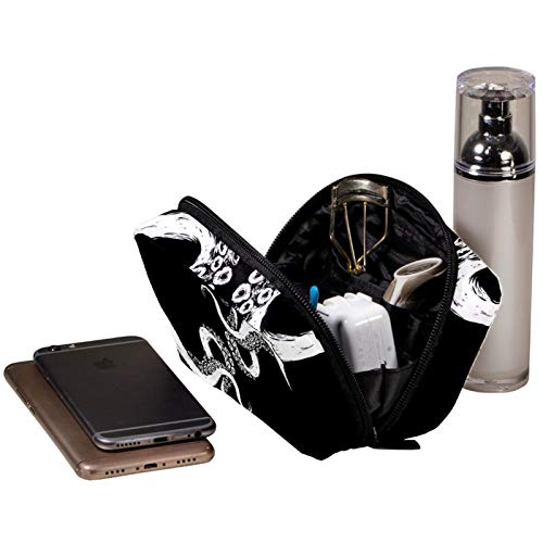LORIES Siluetas de moto de corredor de moto de campo y de deporte, bolsa de maquillaje, bolsa de viaje, organizador de aseo para mujeres LORIES Siluetas de moto de corredor de moto de campo y de deporte, bolsa de maquillaje, bolsa de viaje, organizador de aseo para mujeres