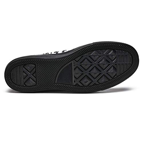 LORIES - Zapatillas de deporte para hombre con citas y frases de letraje, estilo retro, de lona, para hombre, (multicolor), 42 EU