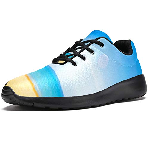 LORVIES - Gafas de sombrero de bulldog de playa para perros, zapatillas de deporte para hombre, (multicolor), 45 EU