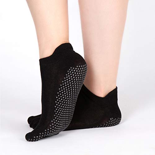 LORYLOLY Calcetines y Guantes Conjunto de Yoga Mujere, 2 Juegos Calcetín y Guante Antideslizantes Algodón Transpirable EU35-40, para Yoga Pilates Ballet Barre Fitness Danza Trampolín LORYLOLY Calcetines y Guantes Conjunto de Yoga Mujere, 2 Juegos Calcetín y Guante Antideslizantes Algodón Transpirable EU35-40, para Yoga Pilates Ballet Barre Fitness Danza Trampolín