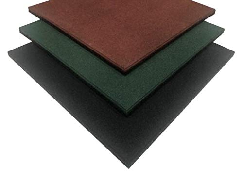 Loseta de Caucho para Gimnasio | Suelo para Crossfit | Pavimento de Caucho para Halterofilia | Loseta de Entrenamiento Profesional | Medida 50 x 50 x 2 cm (32 losetas (8 m²), Verde) Loseta de Caucho para Gimnasio | Suelo para Crossfit | Pavimento de Caucho para Halterofilia | Loseta de Entrenamiento Profesional | Medida 50 x 50 x 2 cm (32 losetas (8 m²), Verde)