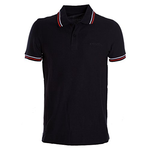 Lotto Sport – Polo para hombre de piqué de algodón para playa, tenis, barco, fútbol, L73 PQ, talla M, color principal azul