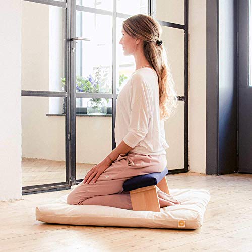 Lotuscrafts Banco de Meditación Dharma Plegable - Hecho en Europa - Taburete de Yoga de Madera - Banco de Meditación para una Meditación Profunda Lotuscrafts Banco de Meditación Dharma Plegable - Hecho en Europa - Taburete de Yoga de Madera - Banco de Meditación para una Meditación Profunda