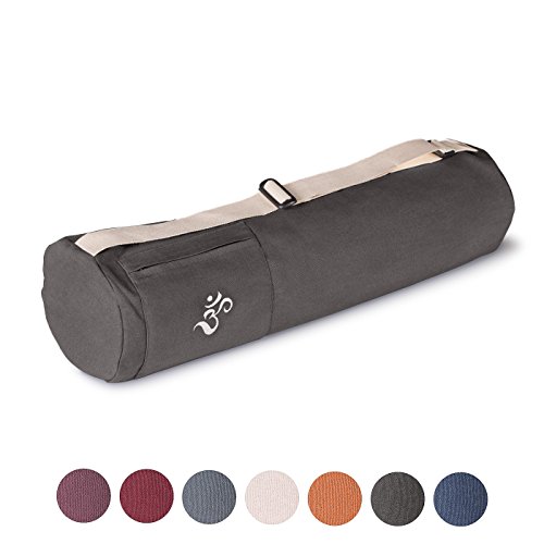 Lotuscrafts Bolsa Yoga para Esterilla Mysore - Justa y Ecológica - Funda Esterilla Yoga - Bolsa Esterilla Yoga - Bolsa para Esterilla De Yoga y Accesorios Yoga - Yoga Mat Bag