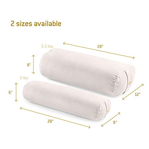 Lotuscrafts Bolster Yoga Rectangular para Yin Yoga - Relleno de