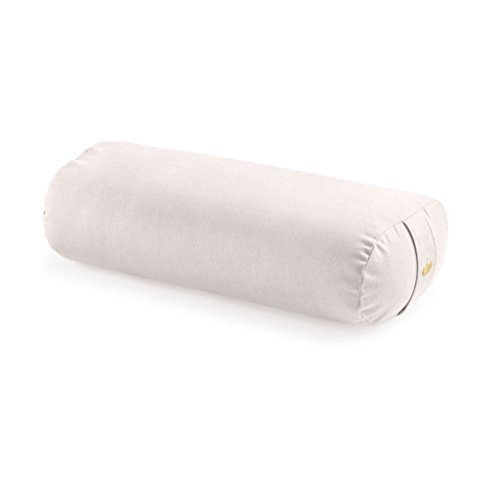 Lotuscrafts Bolster Yoga Rectangular para Yin Yoga - Relleno de Kapok - Cubierta en Algodon Lavable - Cojin Yoga Restaurativo - Bolster Yoga Kapok - Bolster Yoga Algodon