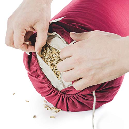 Lotuscrafts Bolster Yoga Rodillo para Yin Yoga Ø24 cm - Relleno de Espelta - Cubierta en Algodon Lavable- Cojin Yoga Rodilla - Rulo Pilates o Yoga - Bolster Yoga Algodon - Certificado Gots Lotuscrafts Bolster Yoga Rodillo para Yin Yoga Ø24 cm - Relleno de Espelta - Cubierta en Algodon Lavable- Cojin Yoga Rodilla - Rulo Pilates o Yoga - Bolster Yoga Algodon - Certificado Gots