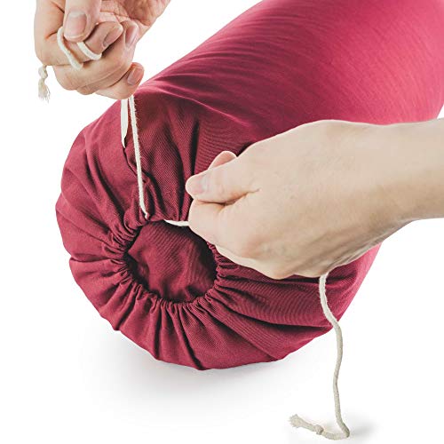 Lotuscrafts Bolster Yoga Rodillo para Yin Yoga Ø24 cm - Relleno de Espelta - Cubierta en Algodon Lavable- Cojin Yoga Rodilla - Rulo Pilates o Yoga - Bolster Yoga Algodon - Certificado Gots Lotuscrafts Bolster Yoga Rodillo para Yin Yoga Ø24 cm - Relleno de Espelta - Cubierta en Algodon Lavable- Cojin Yoga Rodilla - Rulo Pilates o Yoga - Bolster Yoga Algodon - Certificado Gots