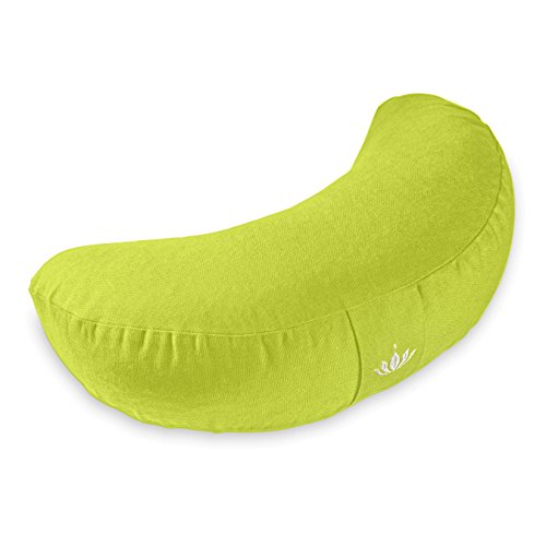 Lotuscrafts Cojin Yoga Meditation Media Luna Shanti - Relleno de Espelta - Cubierta en Algodon Lavable- Cojin Yoga Zafu - Cojin Suelo Media Luna - Meditation Cushion - Certificado Gots Lotuscrafts Cojin Yoga Meditation Media Luna Shanti - Relleno de Espelta - Cubierta en Algodon Lavable- Cojin Yoga Zafu - Cojin Suelo Media Luna - Meditation Cushion - Certificado Gots