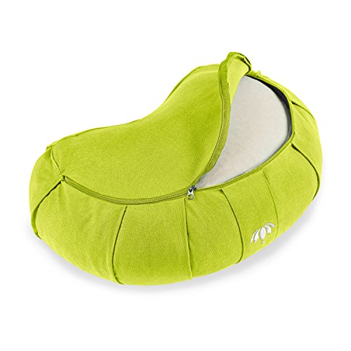 Lotuscrafts Cojin Zafu Meditación Media Luna SIDDHA - Altura 15 cm - Relleno de Espelta - Cubierta en Algodon Lavable- Cojin Suelo - Cojin Yoga Media Luna - Meditation Cushion - Certificado Gots Lotuscrafts Cojin Zafu Meditación Media Luna SIDDHA - Altura 15 cm - Relleno de Espelta - Cubierta en Algodon Lavable- Cojin Suelo - Cojin Yoga Media Luna - Meditation Cushion - Certificado Gots