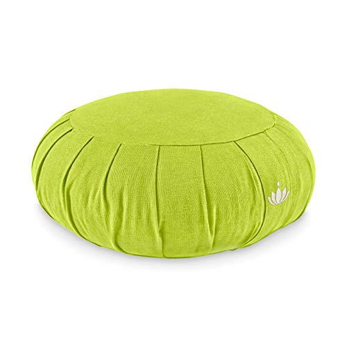 Lotuscrafts Cojin Zafu Meditación Yoga Zen - Altura 15 cm - Relleno de Espelta - Cubierta en Algodon Lavable- Cojin Yoga Zafu - Cojin Suelo Redondo - Meditation Cushion - Certificado Gots Lotuscrafts Cojin Zafu Meditación Yoga Zen - Altura 15 cm - Relleno de Espelta - Cubierta en Algodon Lavable- Cojin Yoga Zafu - Cojin Suelo Redondo - Meditation Cushion - Certificado Gots