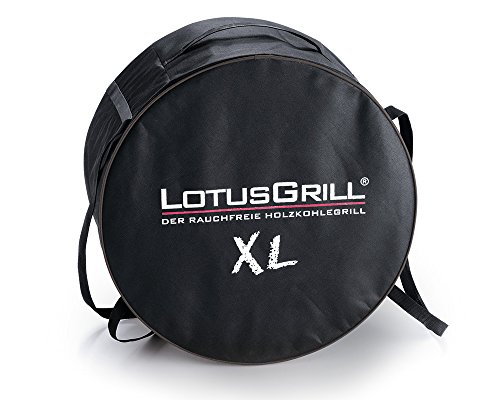 LotusGrill G-AN-435 - Barbacoa de carbón sin humo, color antracita, diámetro de la parrilla del grill de 435 mm, altura 257 mm, XL