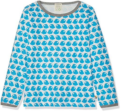 loud + proud Shirt Langarm Aus Bio Baumwolle, Gots Zertifiziert Camiseta, Azul (Petroleo PE), 110/116 para Niños