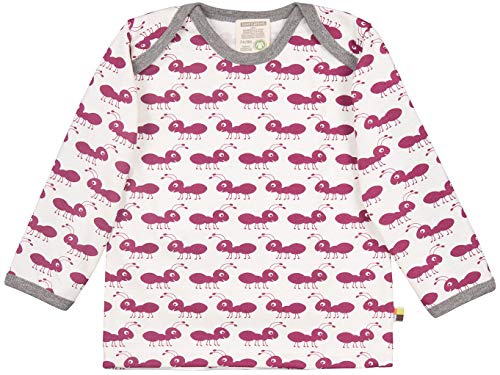 loud + proud Shirt Langarm Aus Bio Baumwolle, Gots Zertifiziert Camiseta, Morado (Orchid or), 86/92 para Bebés