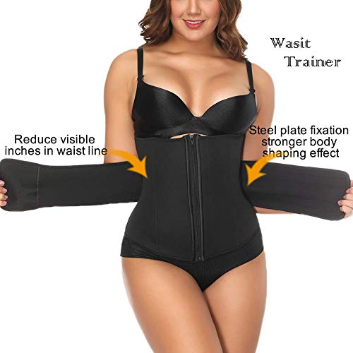 Lover-Beauty Faja Entrenamiento de Cintura para Mujer Corsé Cinturón Body Shaper Slimming Body Flamenco Mujer 7 Steel Bone