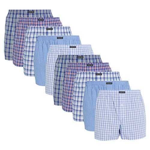 Lower East American Style Bóxer, Multicolor Business), Small, Pack de 10 Lower East American Style Bóxer, Multicolor Business), Small, Pack de 10