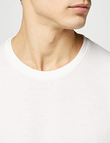 Lower East Camiseta Manga Corta Hombre, Pack de 5, Blanco, L Lower East Camiseta Manga Corta Hombre, Pack de 5, Blanco, L
