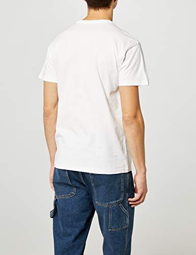 Lower East Camiseta Manga Corta Hombre, Pack de 5, Blanco, M Lower East Camiseta Manga Corta Hombre, Pack de 5, Blanco, M