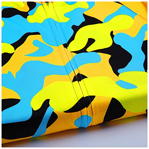 LPATTERN Maillots de Ciclismo Jersey de Manga Corta + Culotte Pantalones para Niños Traje Conjunto de Bicicleta para Deportes al Aire Libre, Amarillo/Negro, L /6-7 años LPATTERN Maillots de Ciclismo Jersey de Manga Corta + Culotte Pantalones para Niños Traje Conjunto de Bicicleta para Deportes al Aire Libre, Amarillo/Negro, L /6-7 años