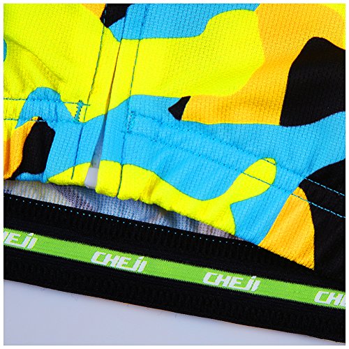 LPATTERN Maillots de Ciclismo Jersey de Manga Corta + Culotte Pantalones para Niños Traje Conjunto de Bicicleta para Deportes al Aire Libre, Amarillo/Negro, L /6-7 años LPATTERN Maillots de Ciclismo Jersey de Manga Corta + Culotte Pantalones para Niños Traje Conjunto de Bicicleta para Deportes al Aire Libre, Amarillo/Negro, L /6-7 años