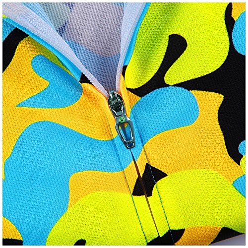 LPATTERN Maillots de Ciclismo Jersey de Manga Corta + Culotte Pantalones para Niños Traje Conjunto de Bicicleta para Deportes al Aire Libre, Amarillo/Negro, L /6-7 años LPATTERN Maillots de Ciclismo Jersey de Manga Corta + Culotte Pantalones para Niños Traje Conjunto de Bicicleta para Deportes al Aire Libre, Amarillo/Negro, L /6-7 años