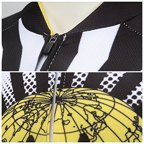 LPATTERN Ropa Conjunta de Ciclismo Bicicleta Maillot de Manga Corta + Pantalones Secado Rápido para Niños Niñas, Negro/Amarillo, 10-11 años/XL LPATTERN Ropa Conjunta de Ciclismo Bicicleta Maillot de Manga Corta + Pantalones Secado Rápido para Niños Niñas, Negro/Amarillo, 10-11 años/XL