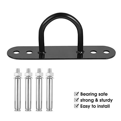 LQKYWNA Pared Techo Montaje Anclaje Soporte Gancho Cuerda de Escalada Columpio Bolsa de Arena Equipo Deportivo Fijación párr Correas de Suspension, Puede Soportar 300 kg LQKYWNA Pared Techo Montaje Anclaje Soporte Gancho Cuerda de Escalada Columpio Bolsa de Arena Equipo Deportivo Fijación párr Correas de Suspension, Puede Soportar 300 kg