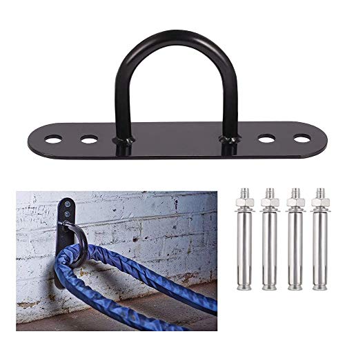 LQKYWNA Pared Techo Montaje Anclaje Soporte Gancho Cuerda de Escalada Columpio Bolsa de Arena Equipo Deportivo Fijación párr Correas de Suspension, Puede Soportar 300 kg