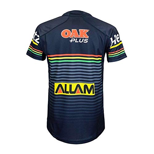 LQLD Copa del Mundo de Rugby 2019-20 Jaguar New Jersey de Rugby Classic,Azul,XL