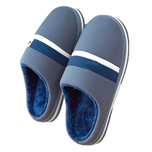 LQLD Grandes Zapatillas de algodón Tamaño, Comfort Cubierta Antideslizante Gruesos Zapatos de la casa Abajo con Material TPR,Gris,51/52 LQLD Grandes Zapatillas de algodón Tamaño, Comfort Cubierta Antideslizante Gruesos Zapatos de la casa Abajo con Material TPR,Gris,51/52