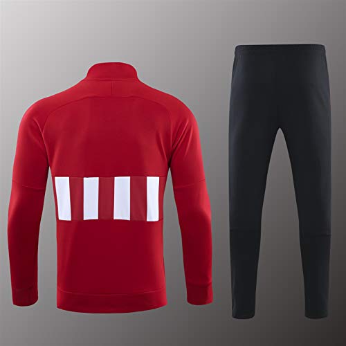 LQRYJDZ Traje de Entrenamiento de fútbol Atlético Madrid Club Equipo de la Competencia Traje de la Chaqueta de Ropa Deportiva Juego de Chaquetas de fútbol de fútbol (Opciones múltiples)