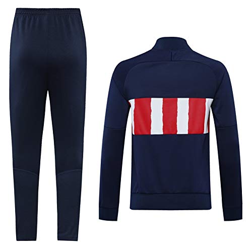 LQRYJDZ Traje de Entrenamiento de fútbol Atlético Madrid Club Equipo de la Competencia Traje de la Chaqueta de Ropa Deportiva Juego de Chaquetas de fútbol de fútbol (Opciones múltiples)