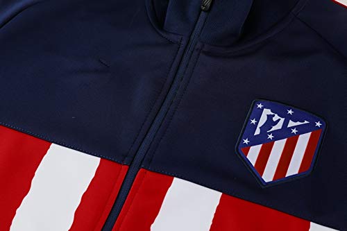 LQRYJDZ Traje de Entrenamiento de fútbol Atlético Madrid Club Equipo de la Competencia Traje de la Chaqueta de Ropa Deportiva Juego de Chaquetas de fútbol de fútbol (Opciones múltiples)