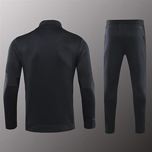 LQRYJDZ Traje de Entrenamiento de fútbol Real Madrid Club Equipo de la competición Traje Deportivo Chaqueta Juego de Chaquetas de fútbol de fútbol (Opciones múltiples) (Color : C, Size : L)