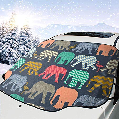 LREFON Visera de sombrilla automática para Parabrisas Delantero Impermeable Ele-PH-Hormigas Protector protección contra heladas Invierno vehículos LREFON Visera de sombrilla automática para Parabrisas Delantero Impermeable Ele-PH-Hormigas Protector protección contra heladas Invierno vehículos