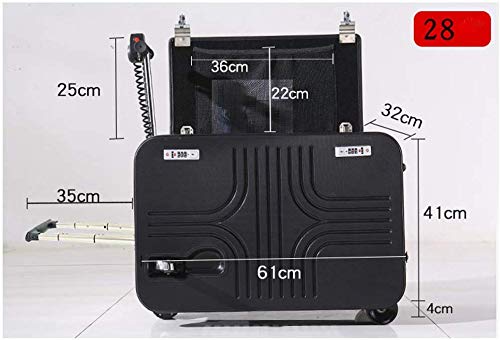 LRZ Equipaje de Viaje portátil para el Estuche de Viaje Batería Desmontable Maleta eléctrica Scooter, manejable,A,28 LRZ Equipaje de Viaje portátil para el Estuche de Viaje Batería Desmontable Maleta eléctrica Scooter, manejable,A,28