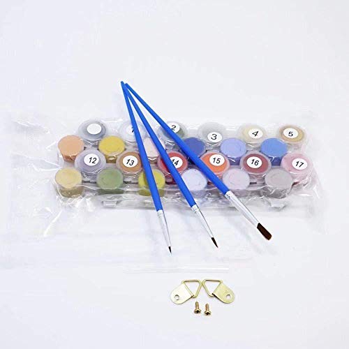 LSDEERE Pinturas por números Adultos y niños, Bailarinas de Ballet DIY, Pinturas al óleo, pre-Impresas, Juego de Pintura al óleo, para decoración de casa con Marco de Madera de 16 x 20 Pulgadas LSDEERE Pinturas por números Adultos y niños, Bailarinas de Ballet DIY, Pinturas al óleo, pre-Impresas, Juego de Pintura al óleo, para decoración de casa con Marco de Madera de 16 x 20 Pulgadas