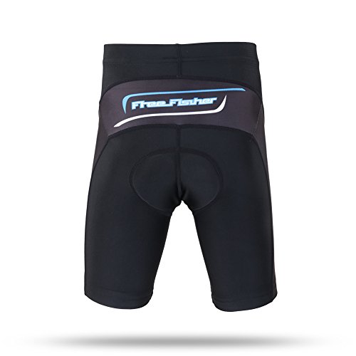 LSERVER-Niños Maillots de Bicicleta Conjunto de Ropa de Ciclo Jersey de Manga Corta + Pantalones, Negro Azul, XXL