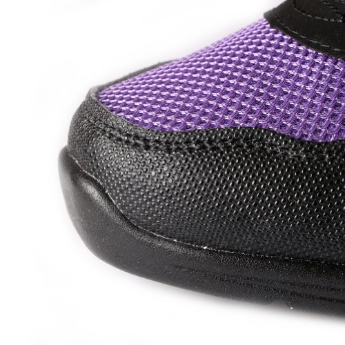 LSHEL Zapatos Aire Libre Deportes Danza Mujer - Lona Cordones Suela de Goma Zapatillas Negro Informal Jazz Contemporáneo Baile Practicidad Running Sneaker