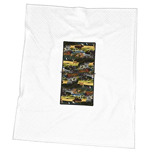 Lsjuee Bringing Nature Home Mountain Wildlife Nature Manta 2 en 1, Manta Ligera y Duradera, Almohada de Viaje Lsjuee Bringing Nature Home Mountain Wildlife Nature Manta 2 en 1, Manta Ligera y Duradera, Almohada de Viaje