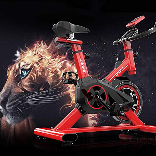 LSYOA Magnético Exercise Bike Bicicleta Estática, Interior Vertical Bicicleta Fitness con Pantalla LCD Ajustable Reposabrazos y Resistencia Equipo De Ejercicios,Black