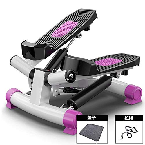 LSYOA Mini Twister Stepper, Portátil Swing Stepper con Pantalla LCD Cardio Twister Stepper, para usuarios Principiantes y avanzados,Black