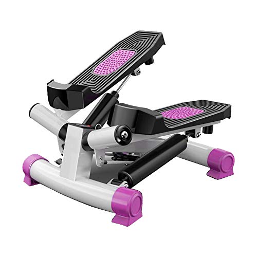 LSYOA Mini Twister Stepper, Portátil Swing Stepper con Pantalla LCD Cardio Twister Stepper, para usuarios Principiantes y avanzados,Black