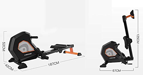 L.TSA Máquinas de Remo Máquina de Remo casera, Entrenamiento Cardiovascular, Resistencia Ajustable, para Mejores Resultados de Entrenamiento.