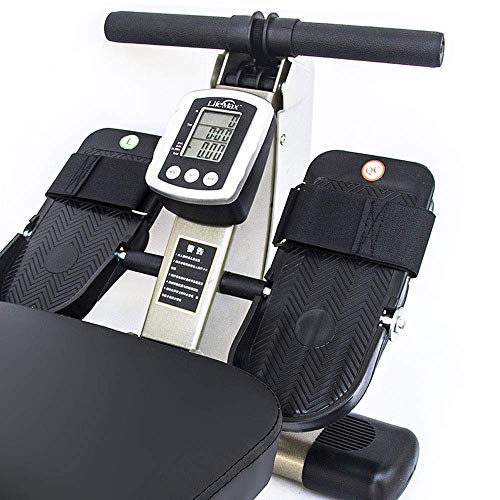L.TSA Máquinas de Remo Resistencia a la presión de Aceite de 12 etapas Máquina de Remo Gimnasio casero Rower Fitness Cardio L.TSA Máquinas de Remo Resistencia a la presión de Aceite de 12 etapas Máquina de Remo Gimnasio casero Rower Fitness Cardio