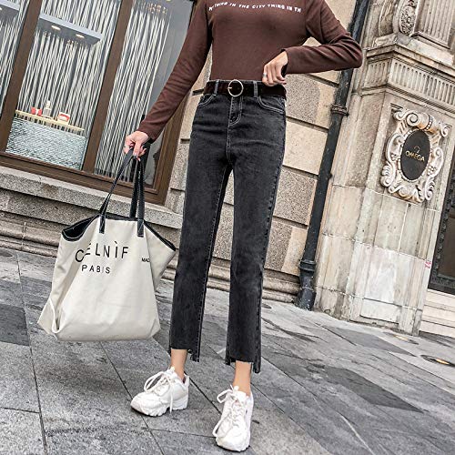 Luandge Vaqueros clásicos Ajustados para Mujer Bordes crudos Lavados Bolsillos Combinados Casuales Desgastados Pantalones de Mezclilla Todos los tamaños de Cintura XXL Luandge Vaqueros clásicos Ajustados para Mujer Bordes crudos Lavados Bolsillos Combinados Casuales Desgastados Pantalones de Mezclilla Todos los tamaños de Cintura XXL