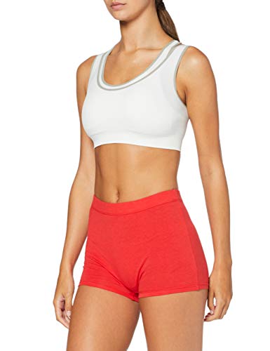 Luanvi Abductor Malla Corta para Entrenamiento, Mujer, Rojo, M Luanvi Abductor Malla Corta para Entrenamiento, Mujer, Rojo, M