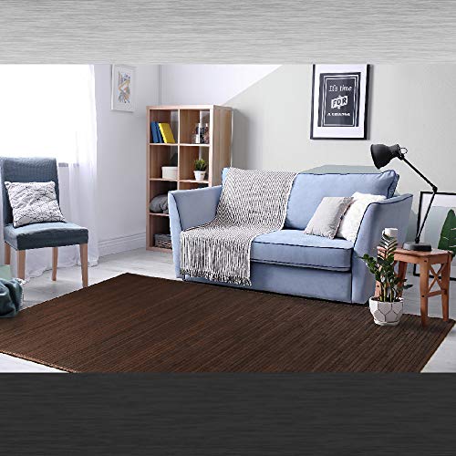 LucaHome – Alfombra bambú Uganda Ideal para Interior o Exterior, Alfombra bambú para Cocina, salón, despacho, Dormitorio con Cenefa, Alfombra de bambú Antideslizante (Chocolate, 120x180cm) LucaHome – Alfombra bambú Uganda Ideal para Interior o Exterior, Alfombra bambú para Cocina, salón, despacho, Dormitorio con Cenefa, Alfombra de bambú Antideslizante (Chocolate, 120x180cm)