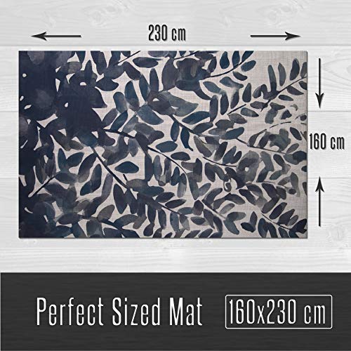 LucaHome – Alfombra vinílica Trenzada Ghana Interior o Exterior, Alfombra vinílica Cocina, salón, despacho, Dormitorio Vinilo PVC, Alfombra vinílica Antideslizante (Hojas Acuarela, 160x230cm) LucaHome – Alfombra vinílica Trenzada Ghana Interior o Exterior, Alfombra vinílica Cocina, salón, despacho, Dormitorio Vinilo PVC, Alfombra vinílica Antideslizante (Hojas Acuarela, 160x230cm)